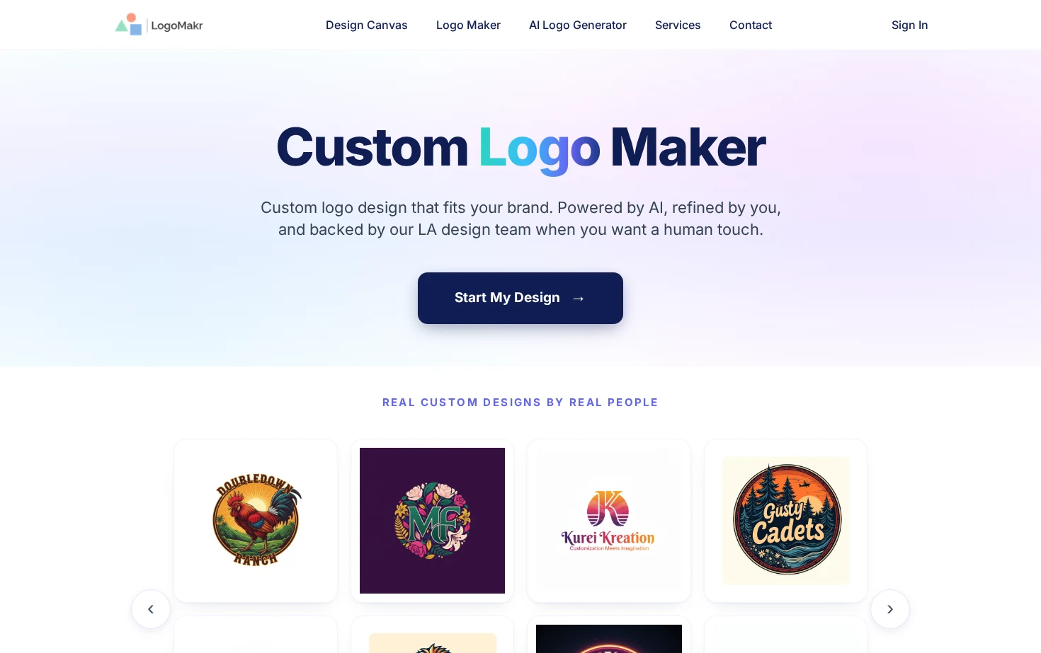 LogoMakr 页面快照